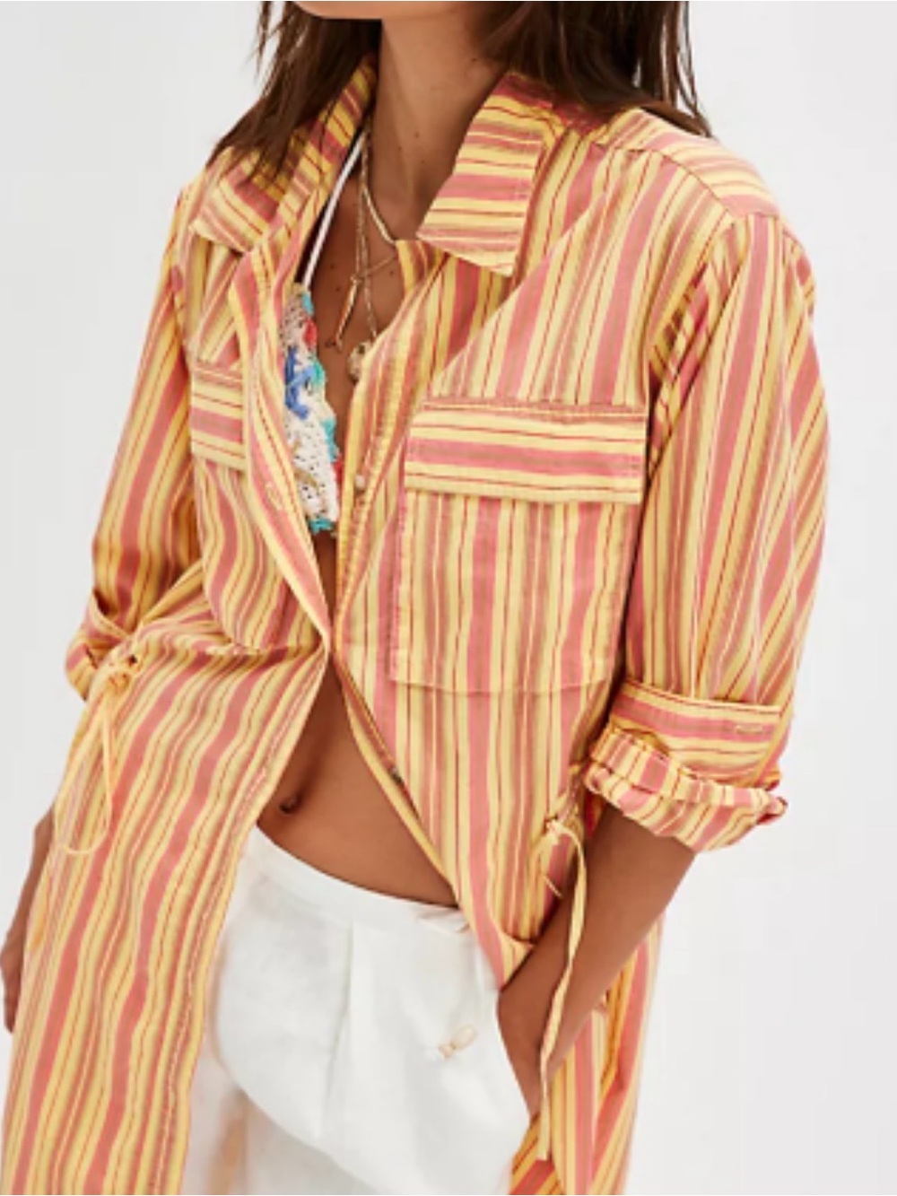 We The Free Anthropologie Cotton Shirt Dress - Sz XS